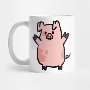 Happy Cute Cartoon Piggy Mug